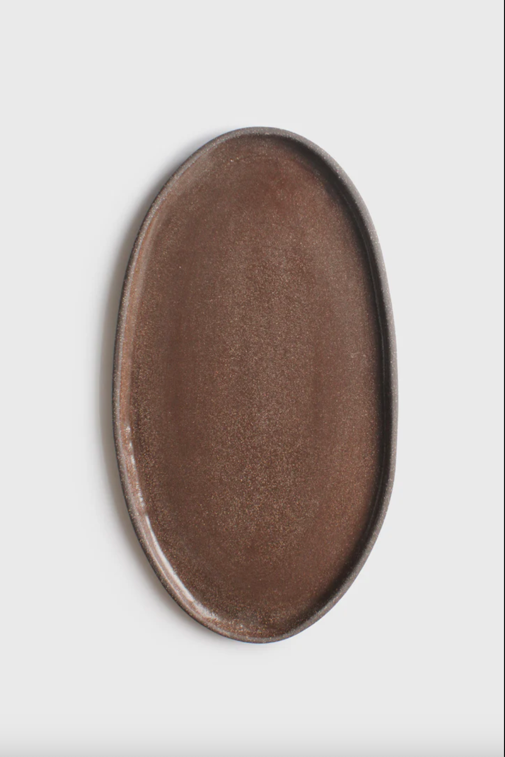 Handmade Oval Stoneware Serving Platter
