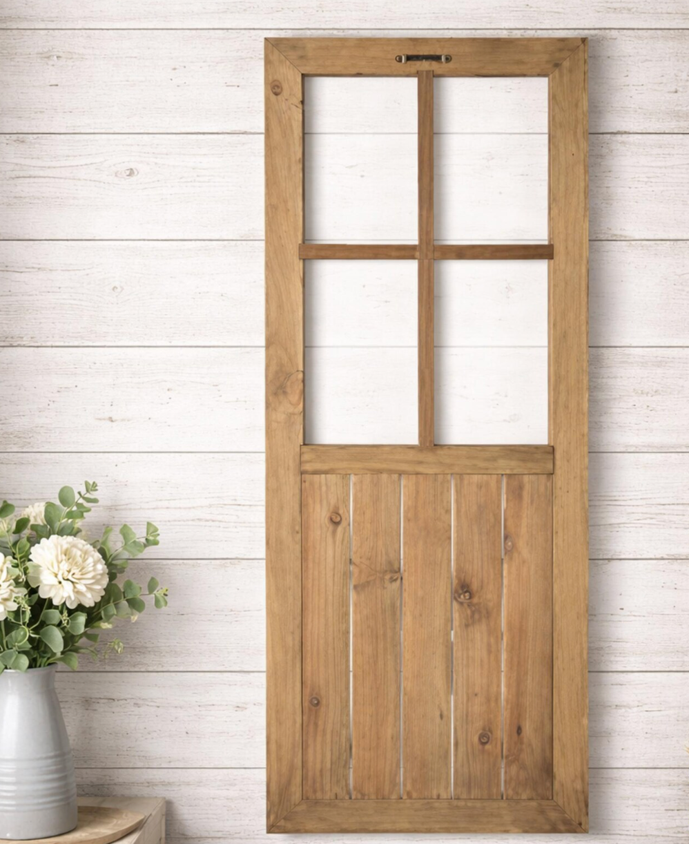 Rustic Barn Door Wood Wall Decor