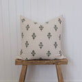 Aspen Floral Block Print Pillow Cover