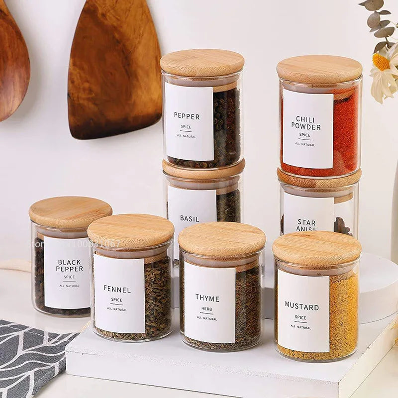 Glass Food Storage Jar with Lid