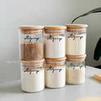 Glass Food Storage Jar with Lid