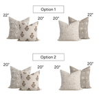 Colmar Pillow Combination | Set of Four Pillow Covers