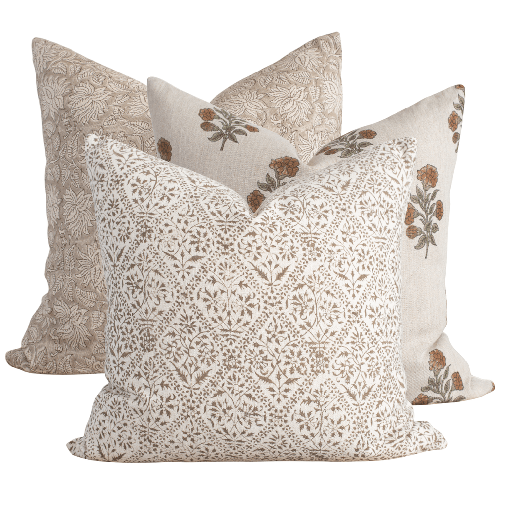 Carlisle Pillow Combination | Set of Three Pillow Covers