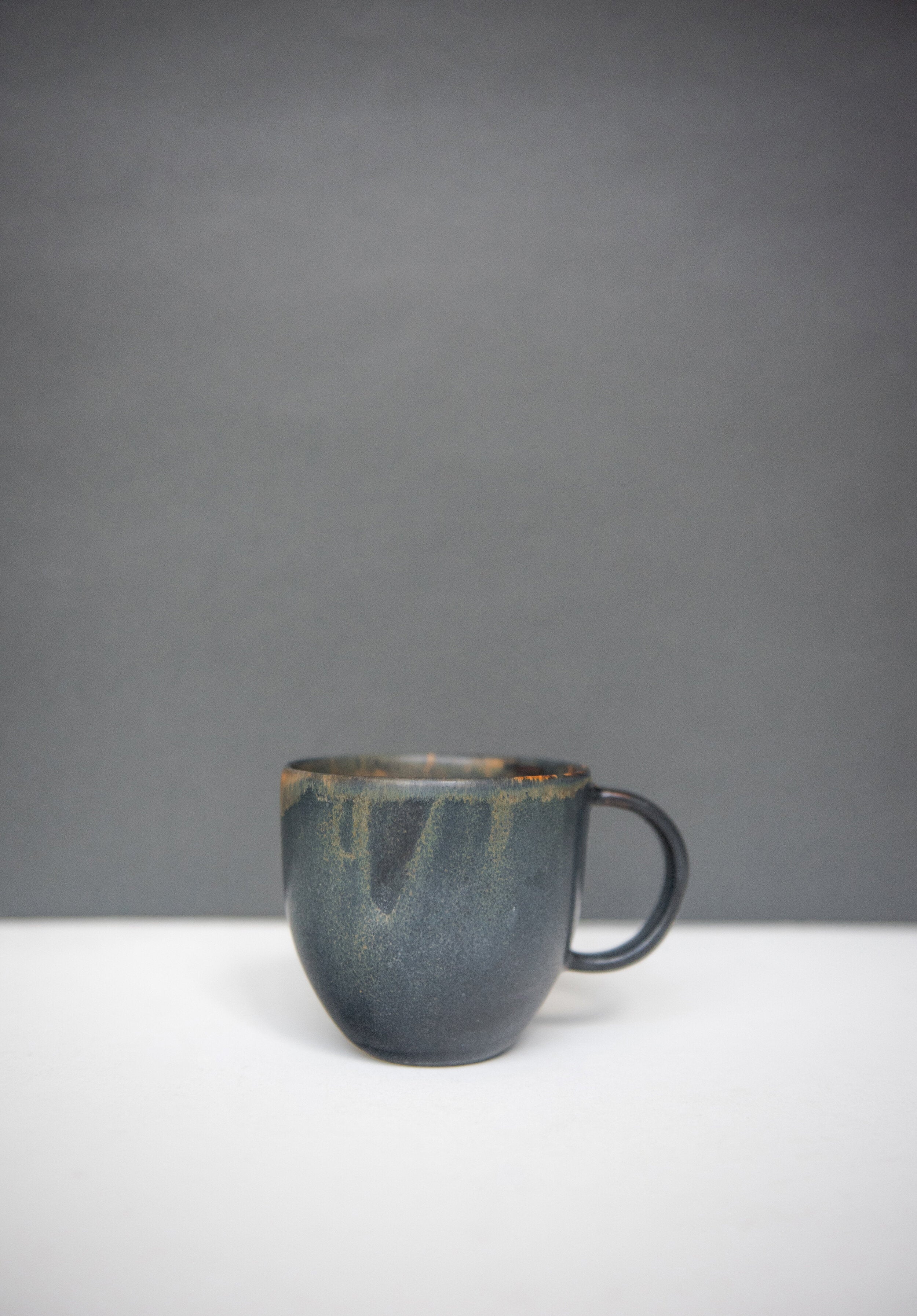Rust Stoneware Coffee Mug