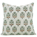 Block Printed Viscose Linen Pillow Cover
