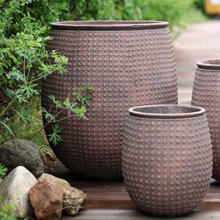 Stone Nest Textured Planter