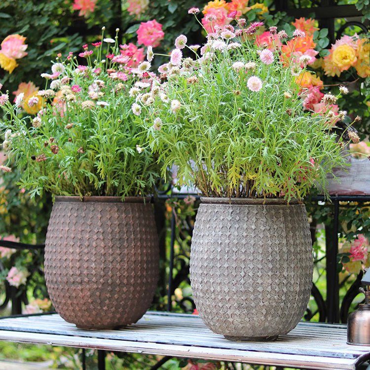 Stone Nest Textured Planter