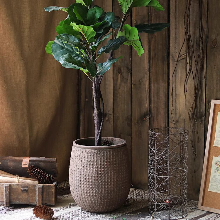 Stone Nest Textured Planter