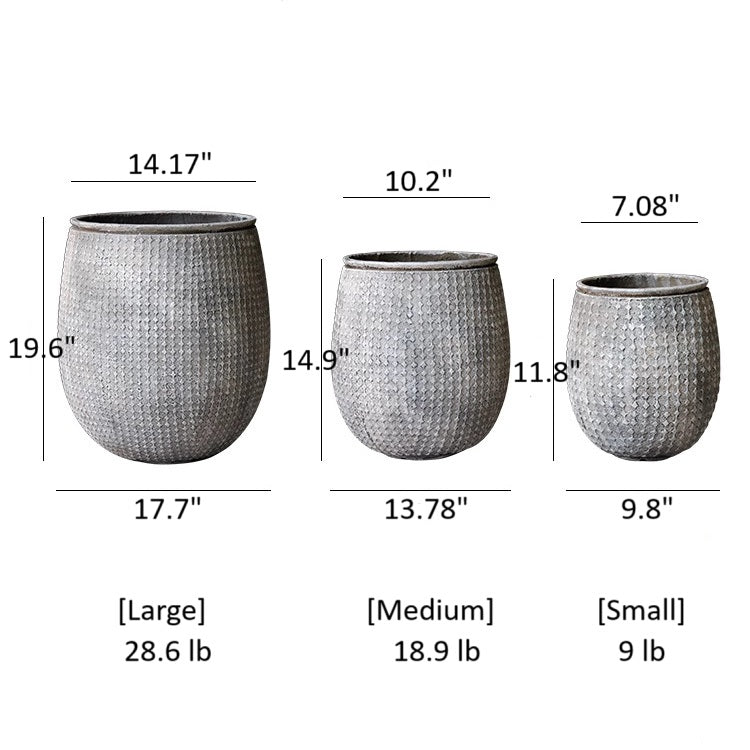 Stone Nest Textured Planter