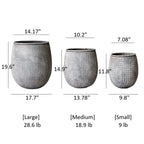 Stone Nest Textured Planter