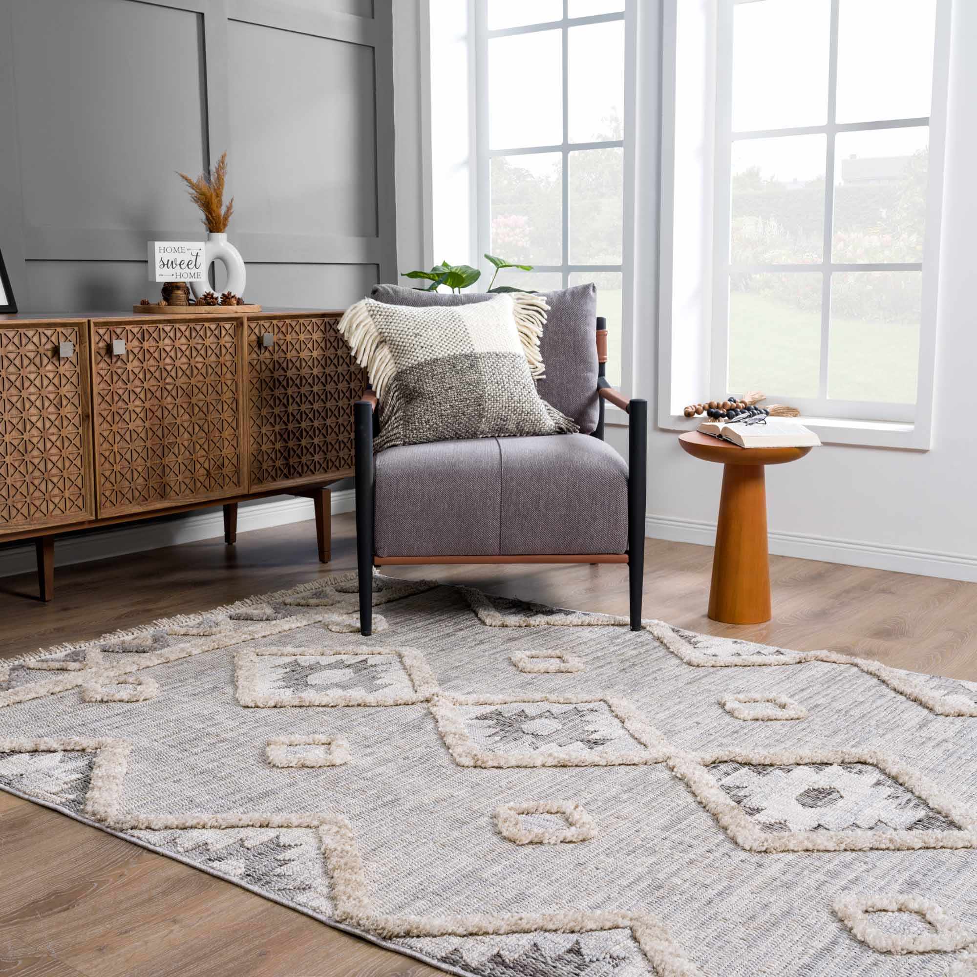 Serkomen High-Low Area Rug
