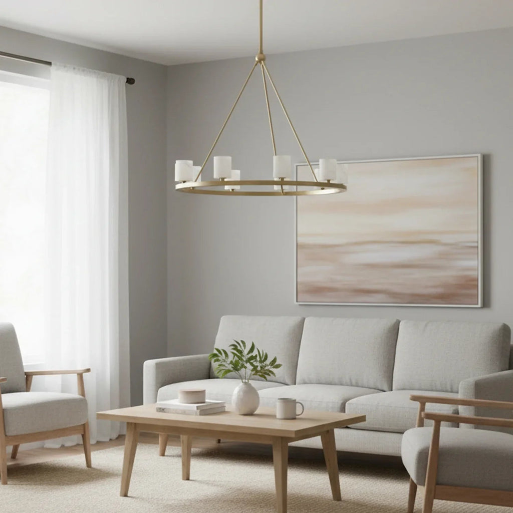 Aragon Light Alabaster Chandelier