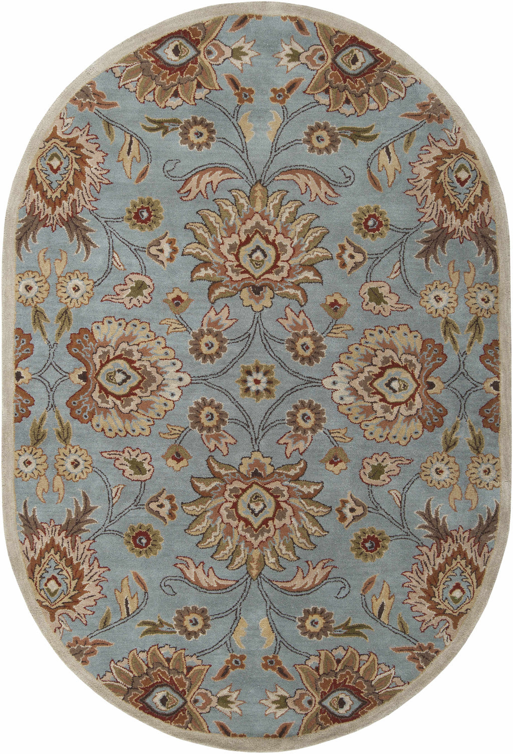 Conesus Hand Tufted Gray Area Rug