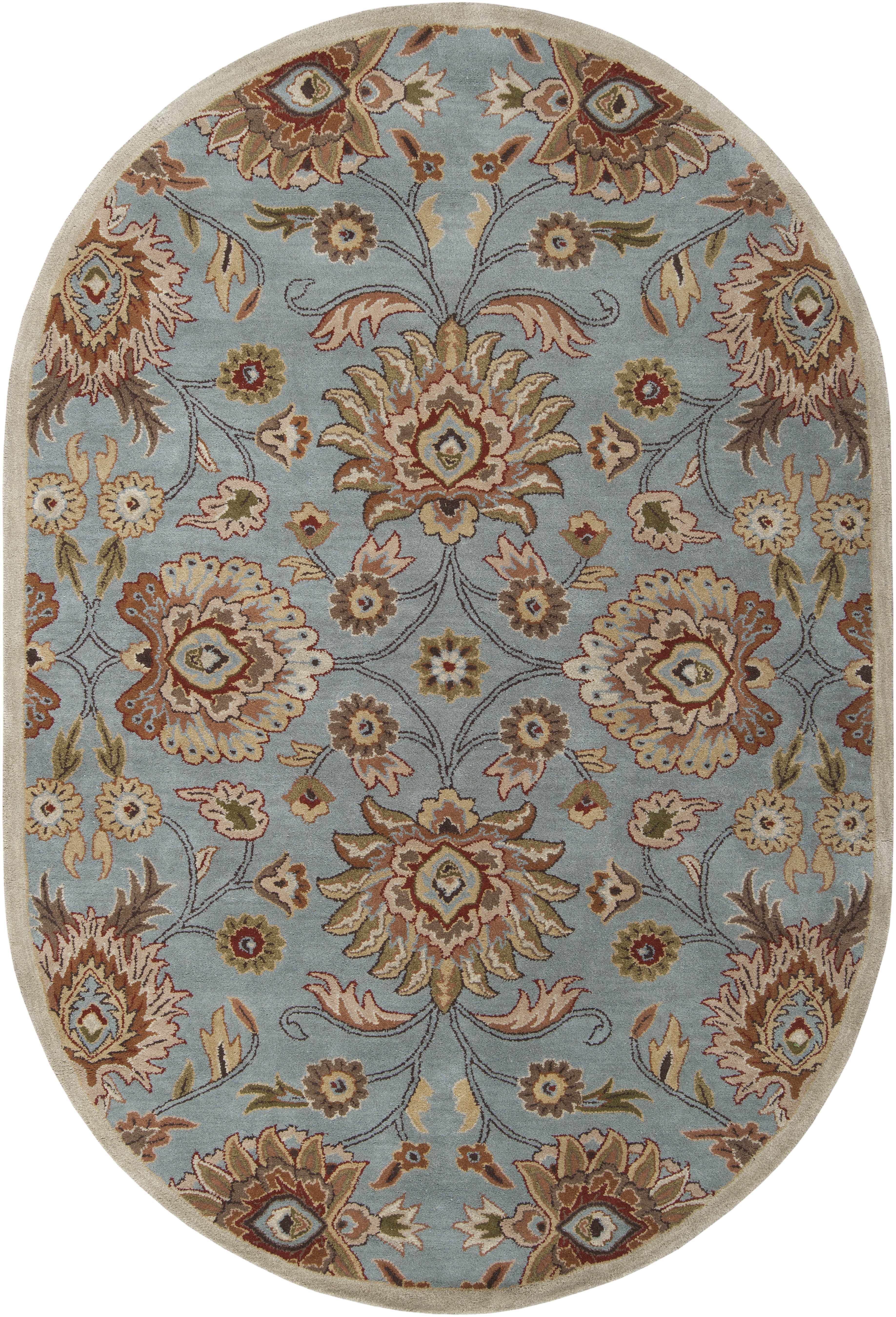 Conesus Hand Tufted Gray Area Rug