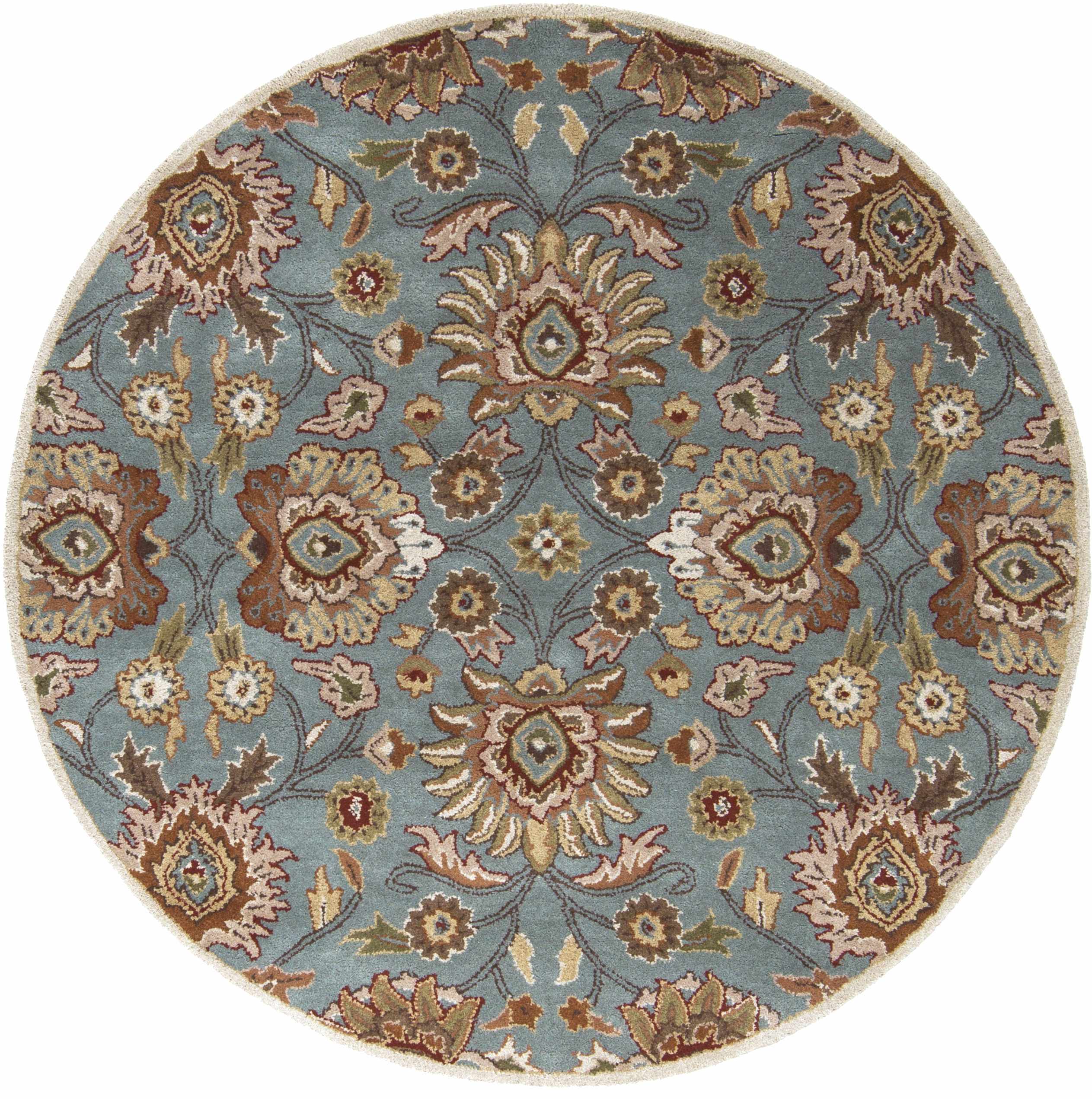 Conesus Hand Tufted Gray Area Rug