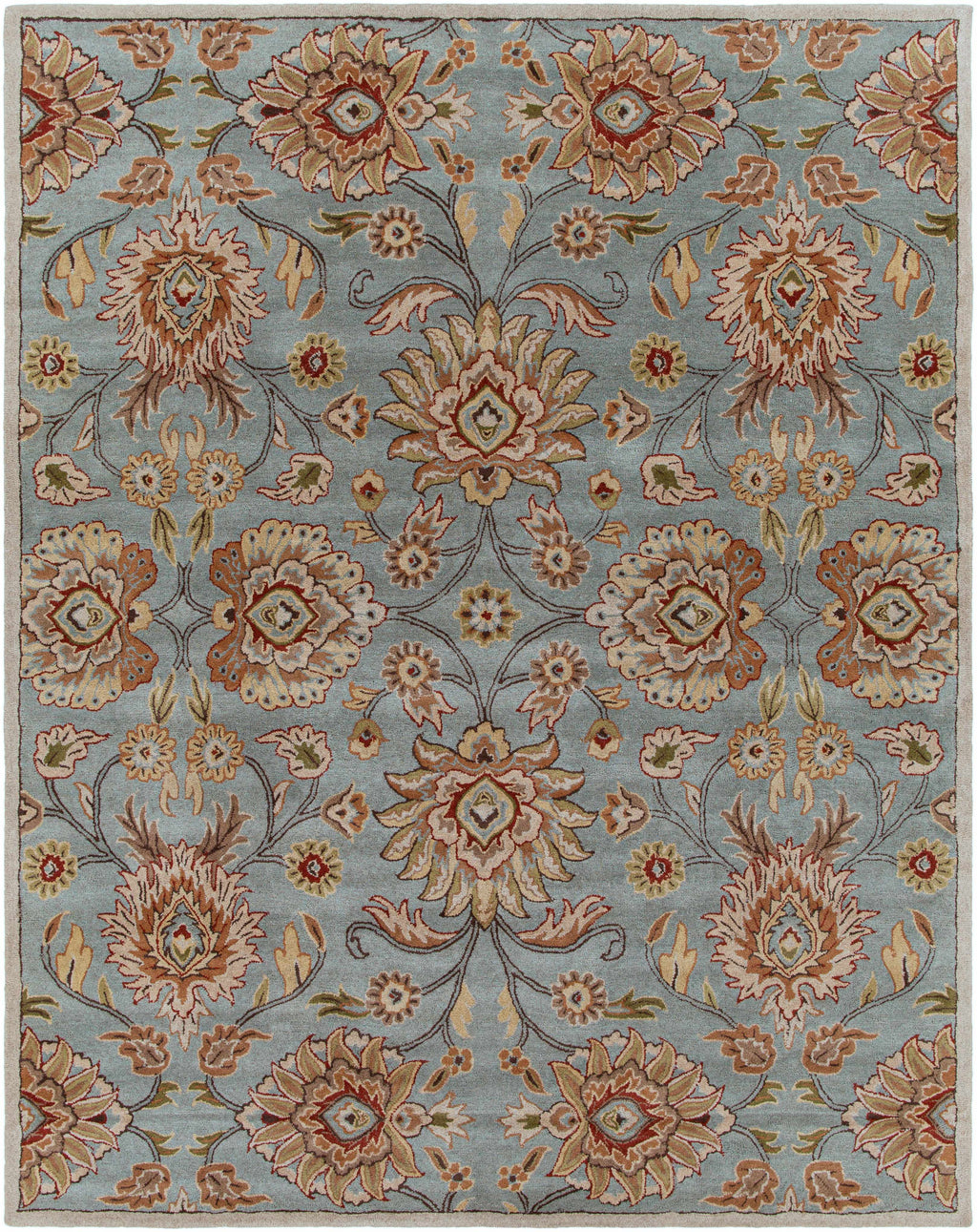 Conesus Hand Tufted Gray Area Rug