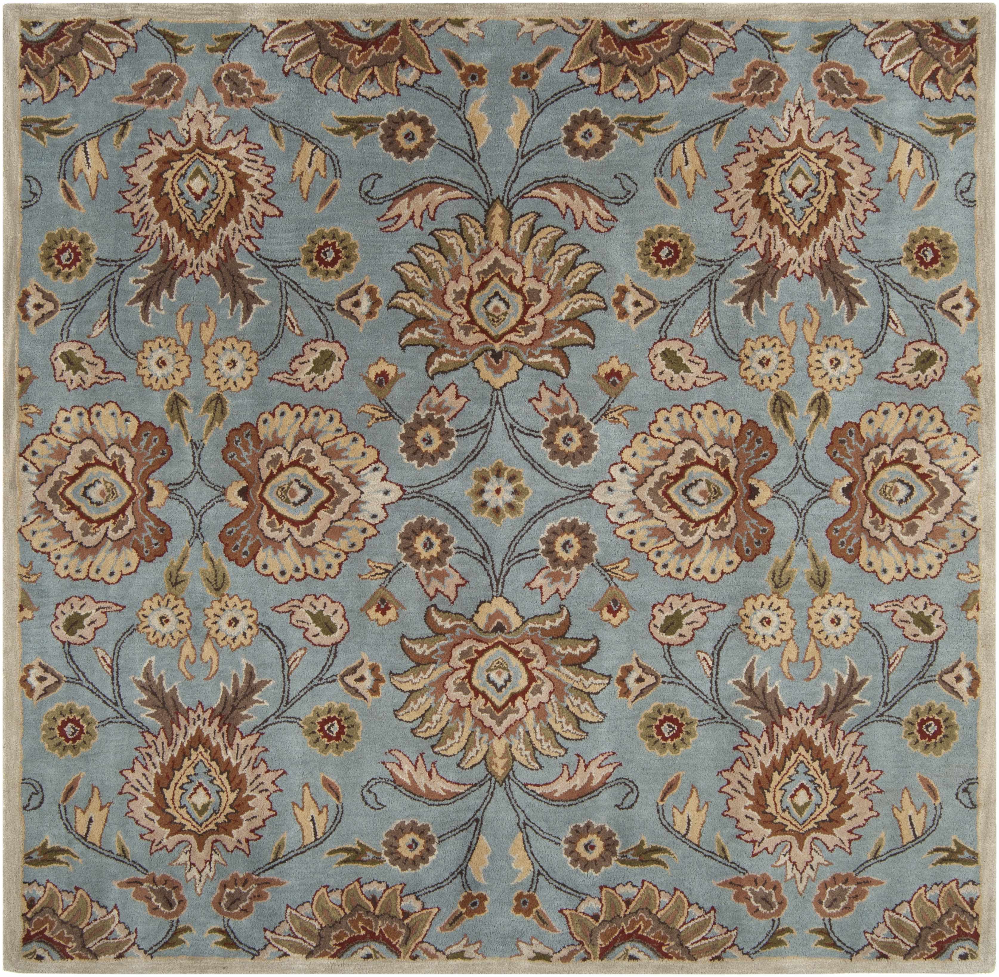 Conesus Hand Tufted Gray Area Rug
