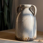 Binglie Glazed Pottery Vase with Handles