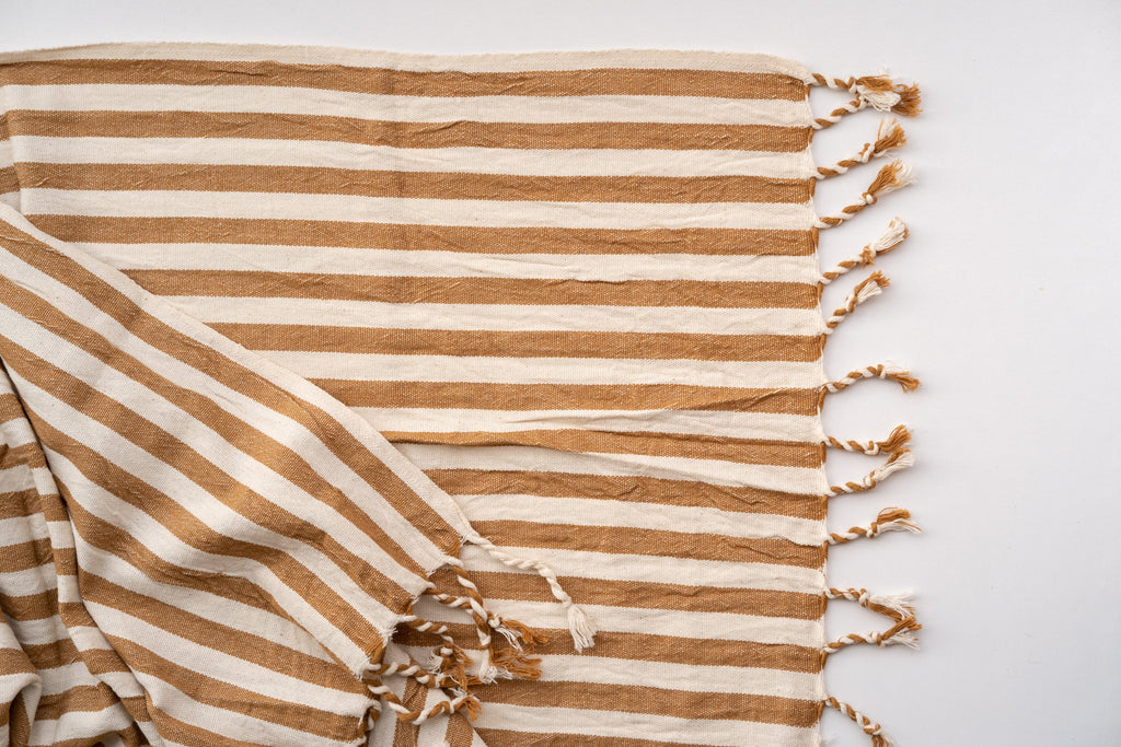 Biscotto Cotton Linen Towel/Throw