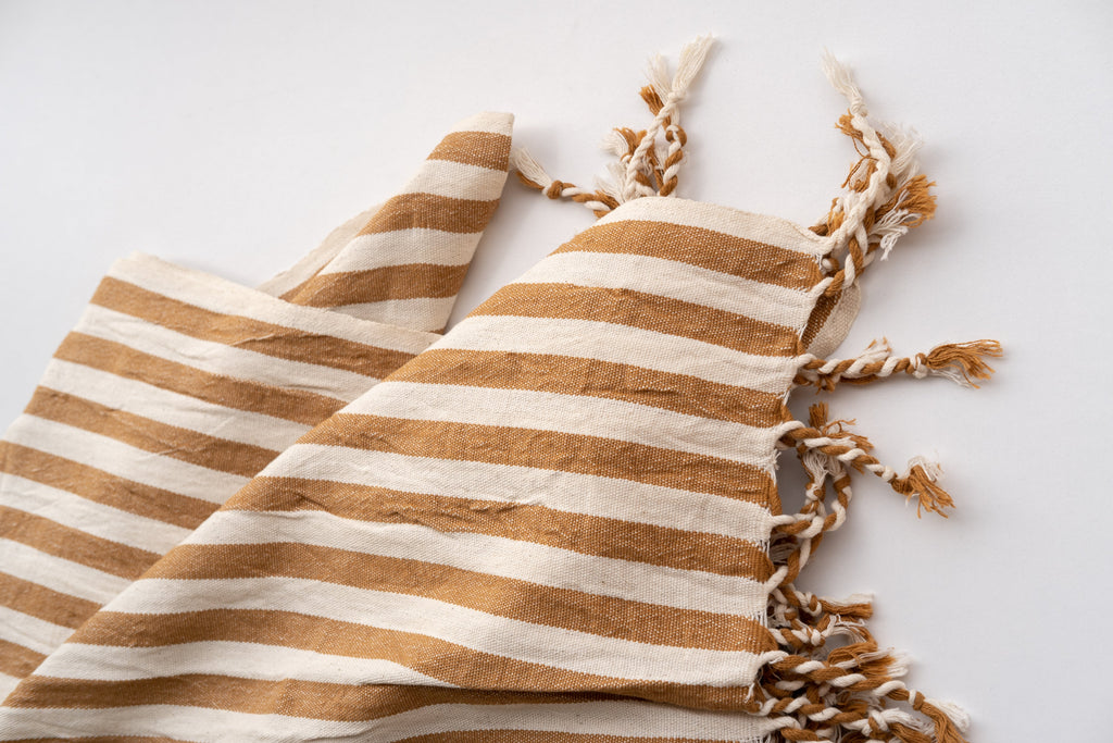Biscotto Cotton Linen Towel/Throw
