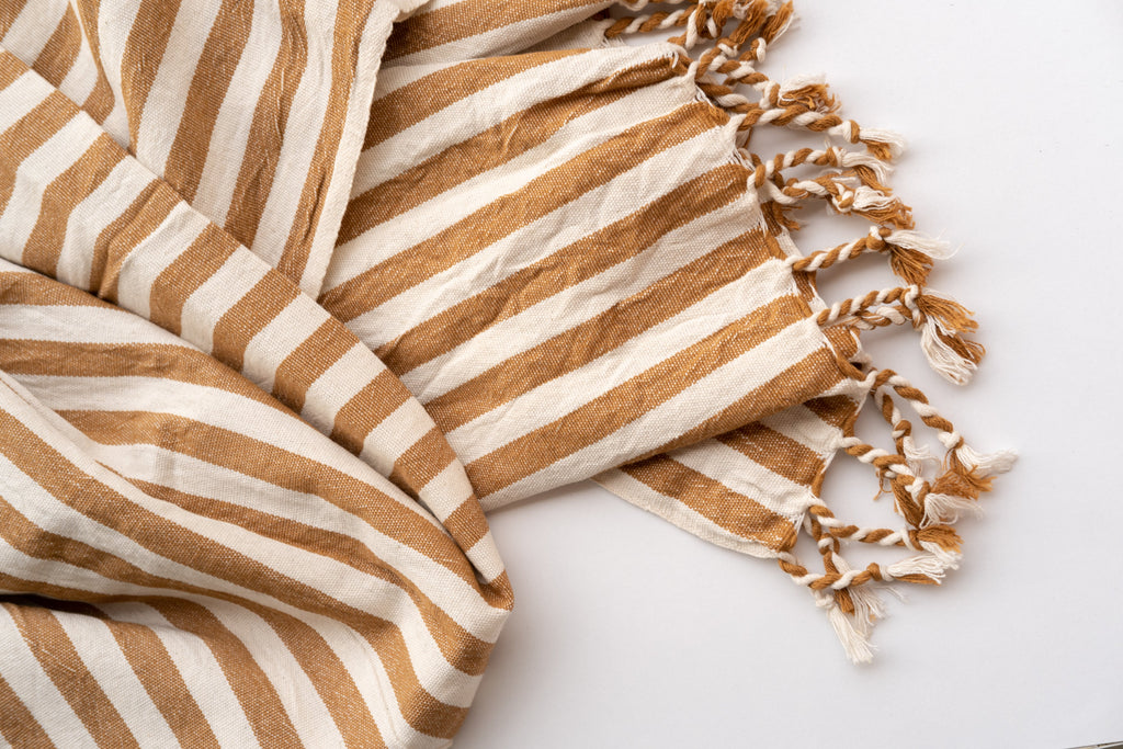 Biscotto Cotton Linen Towel/Throw