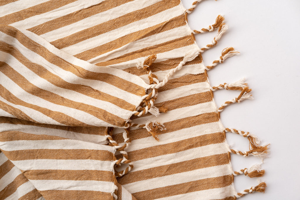 Biscotto Cotton Linen Towel/Throw