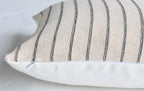Charles Black Stripe Pillow Cover