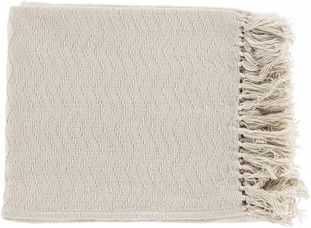 Chiconcuac Cream Throw Blanket