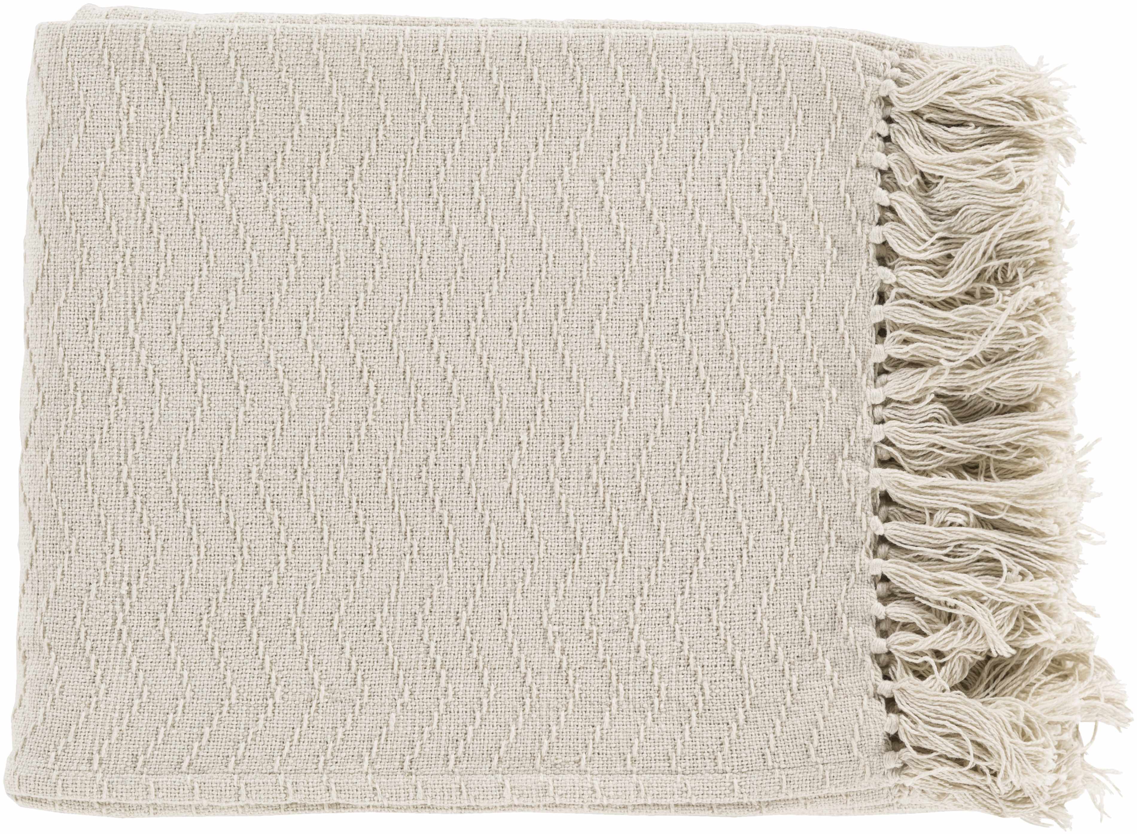 Chiconcuac Cream Throw Blanket