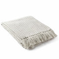 Chiconcuac Cream Throw Blanket