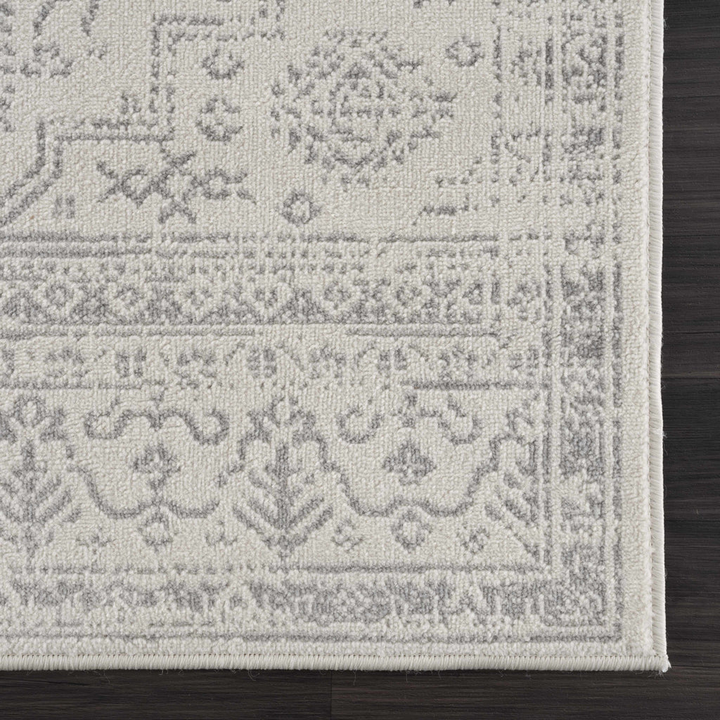 Tigried Ivory & Gray Area Rug