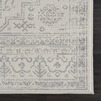 Tigried Ivory & Gray Area Rug