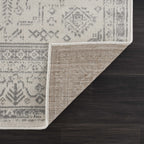 Tigried Ivory & Gray Area Rug