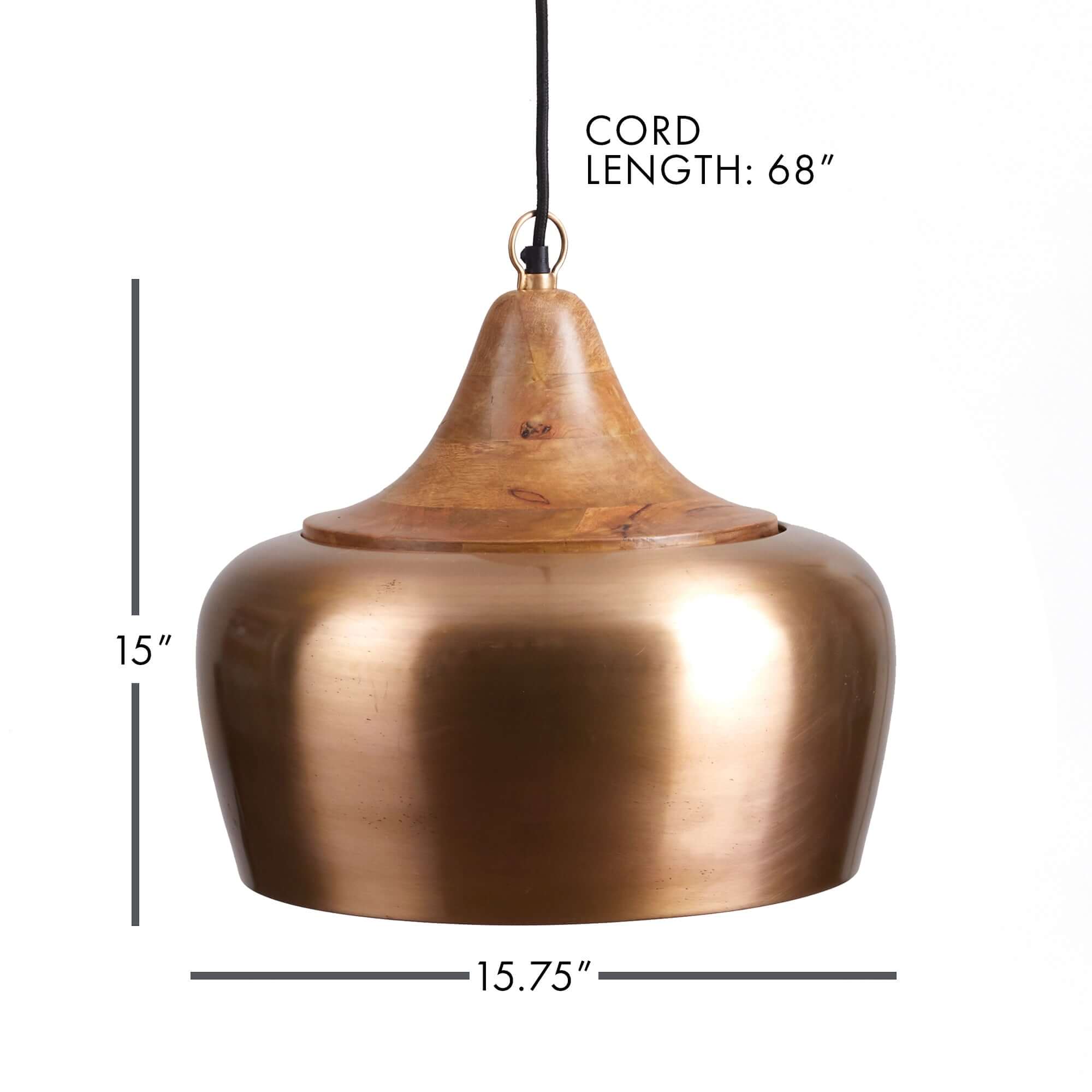 Brass Pendant Light