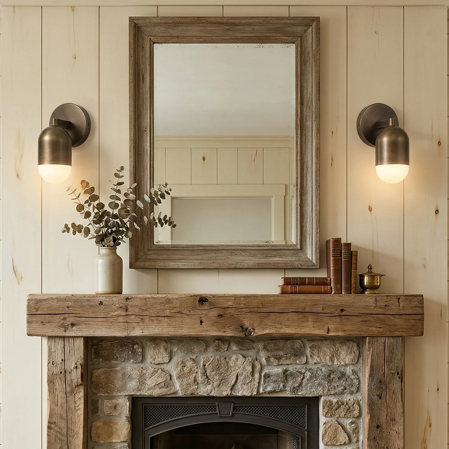 Brass Capsule Wall Sconce