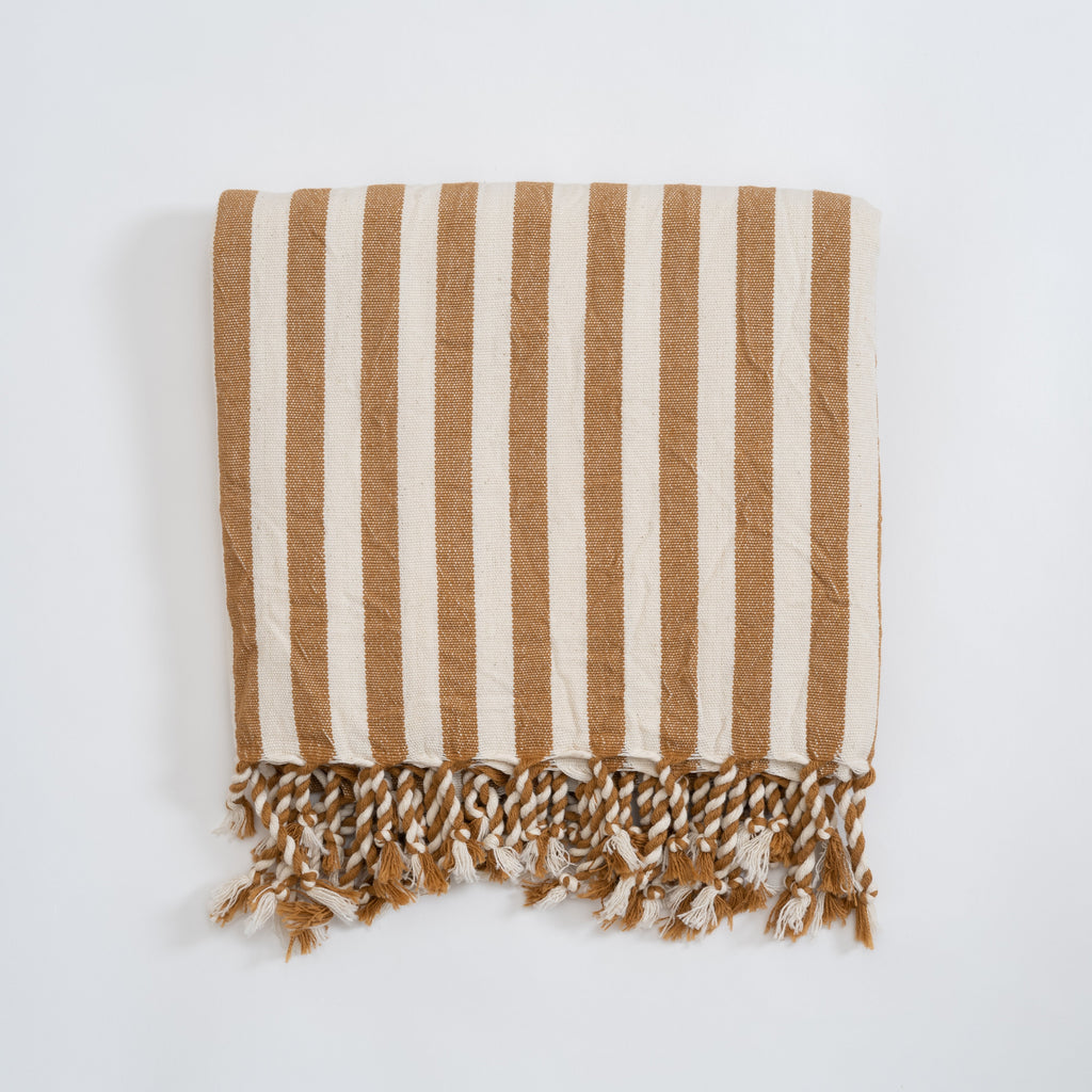 Biscotto Cotton Linen Towel/Throw