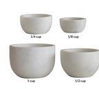 Marble Bowl Set & Measuring Cups