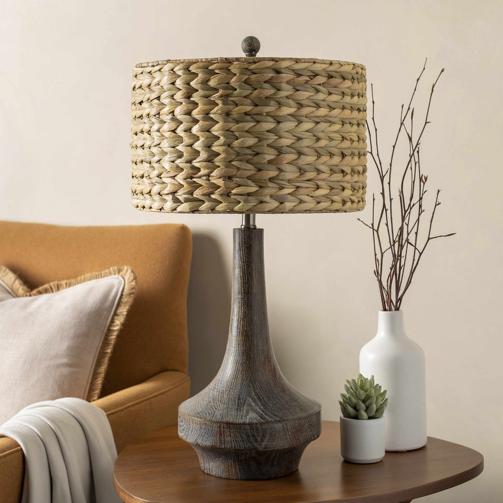 Seagrass Resin Table Lamp