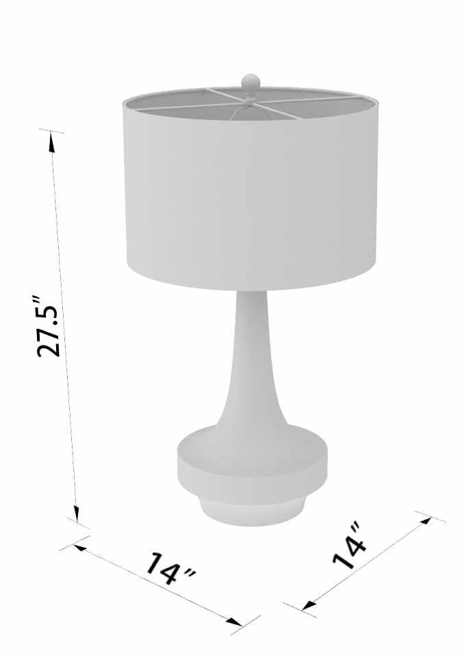 Seagrass Resin Table Lamp