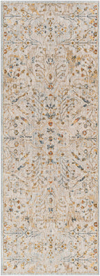 Oushak Style Floral Rug