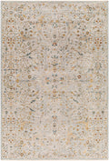Oushak Style Floral Rug