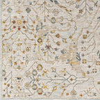 Oushak Style Floral Rug
