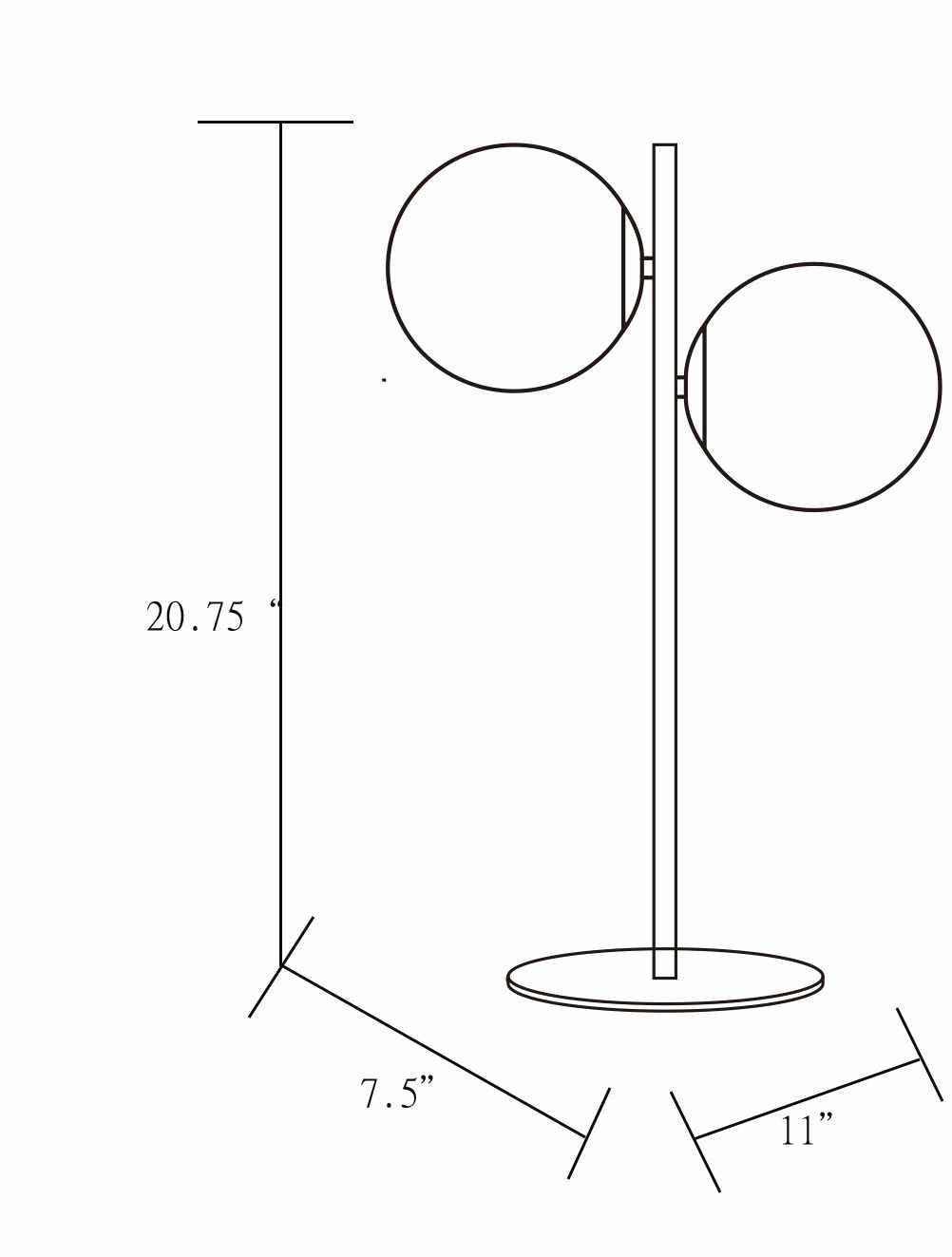 Mustard Modern Table Lamp