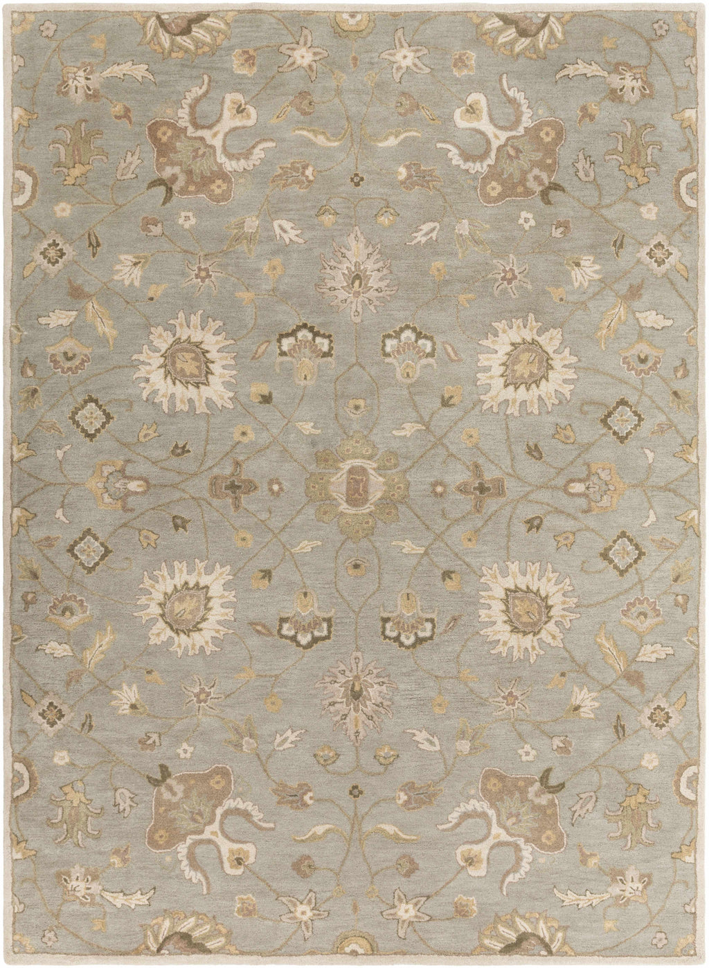 Logville Hand Tufted Light Olive Area Rug