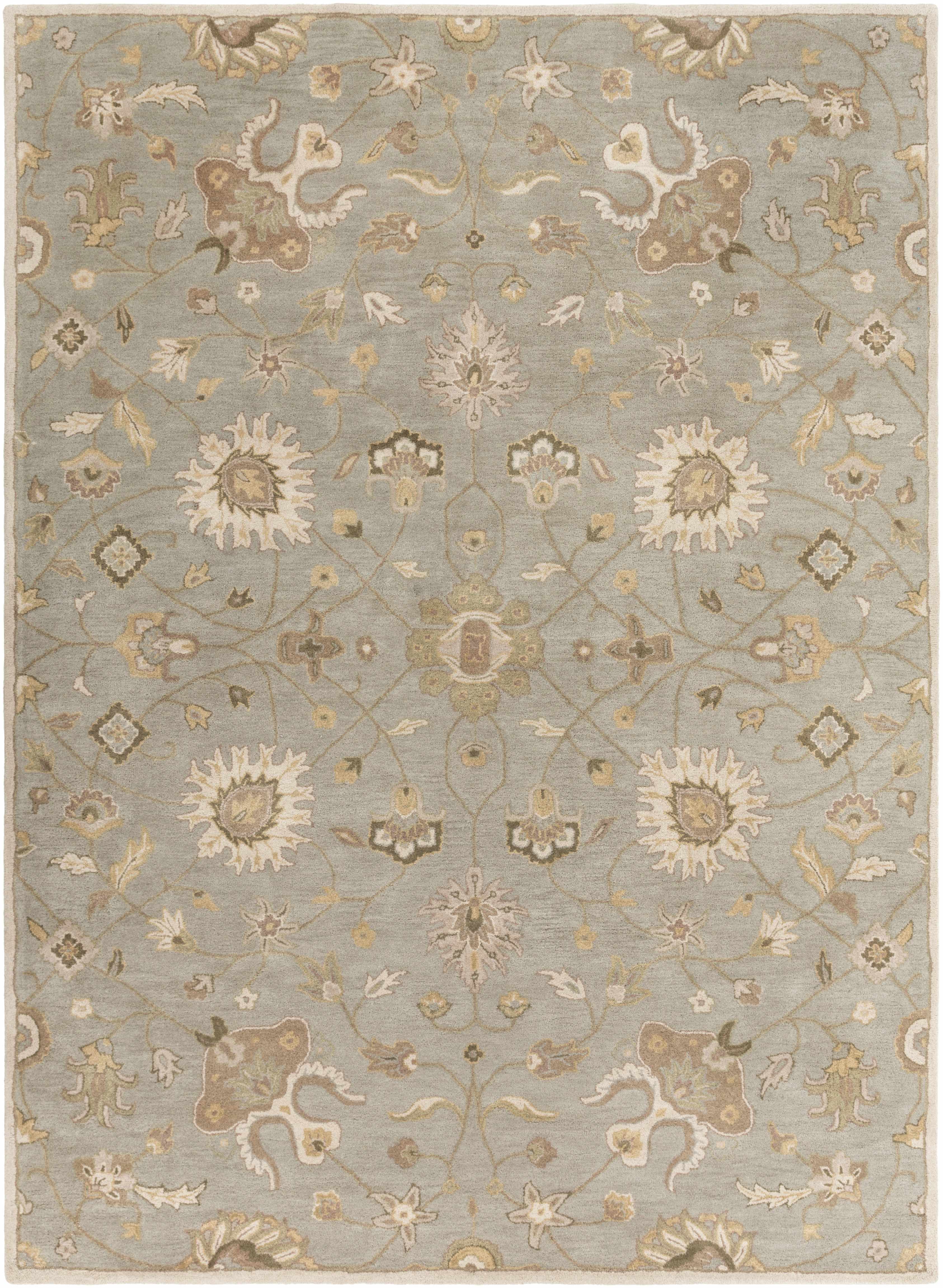 Logville Hand Tufted Light Olive Area Rug
