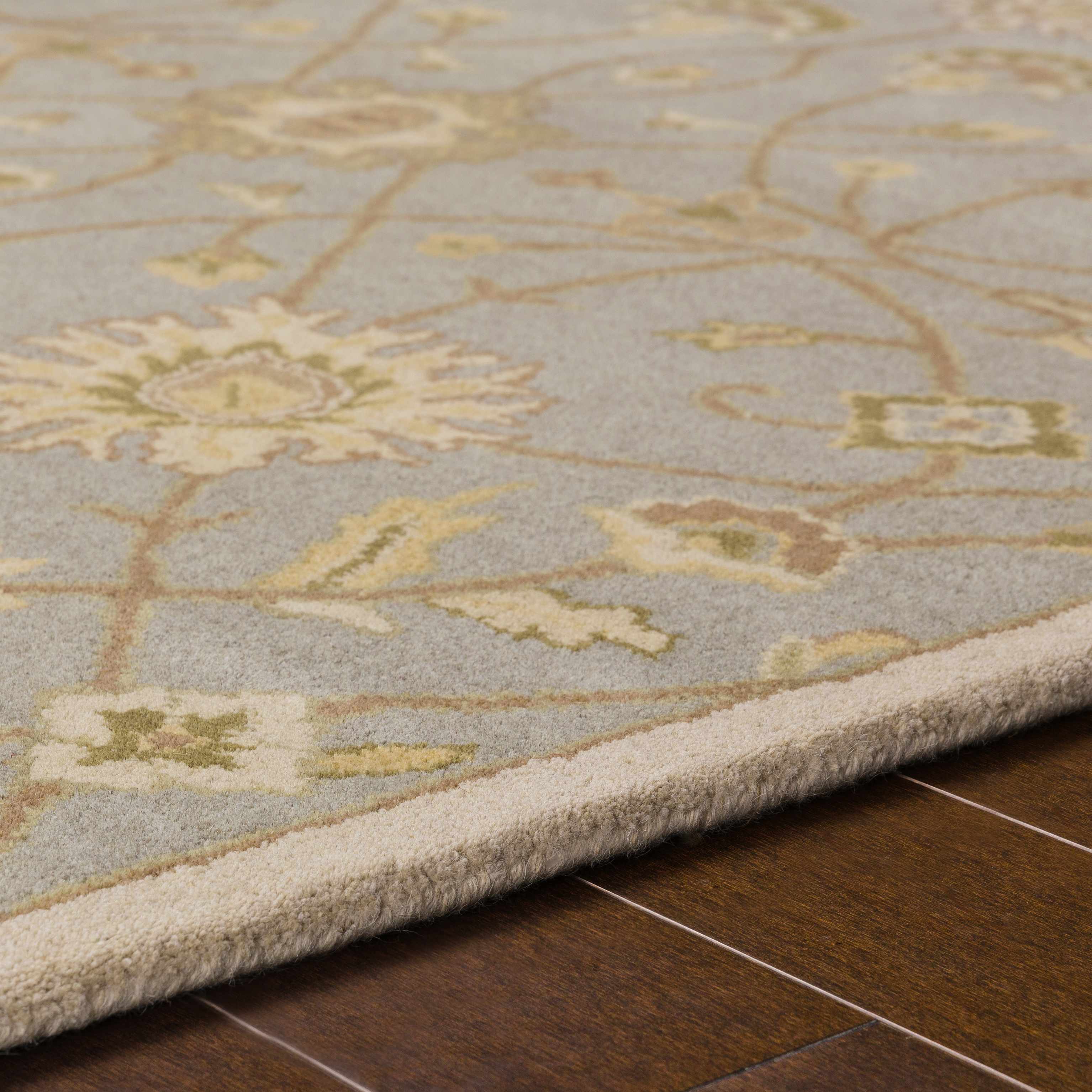 Logville Hand Tufted Light Olive Area Rug