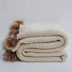 Chenille Pom Throw
