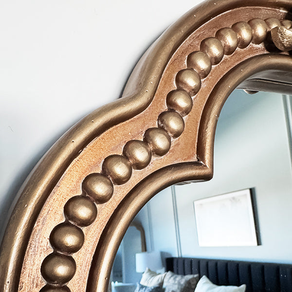 Antique Inspired Gold Mirror