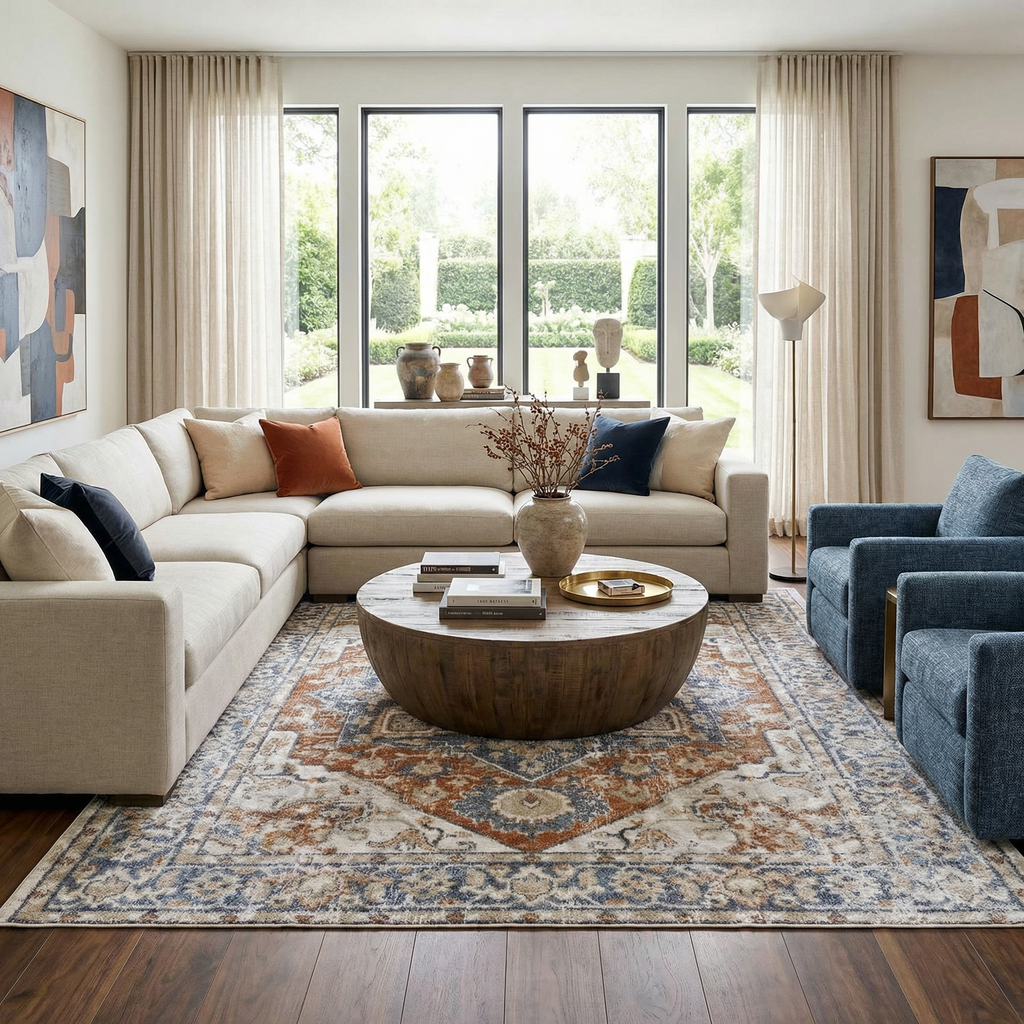 Erna Washable Area Rug
