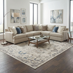 Cabacungan Cream Washable Area Rug - Clearance